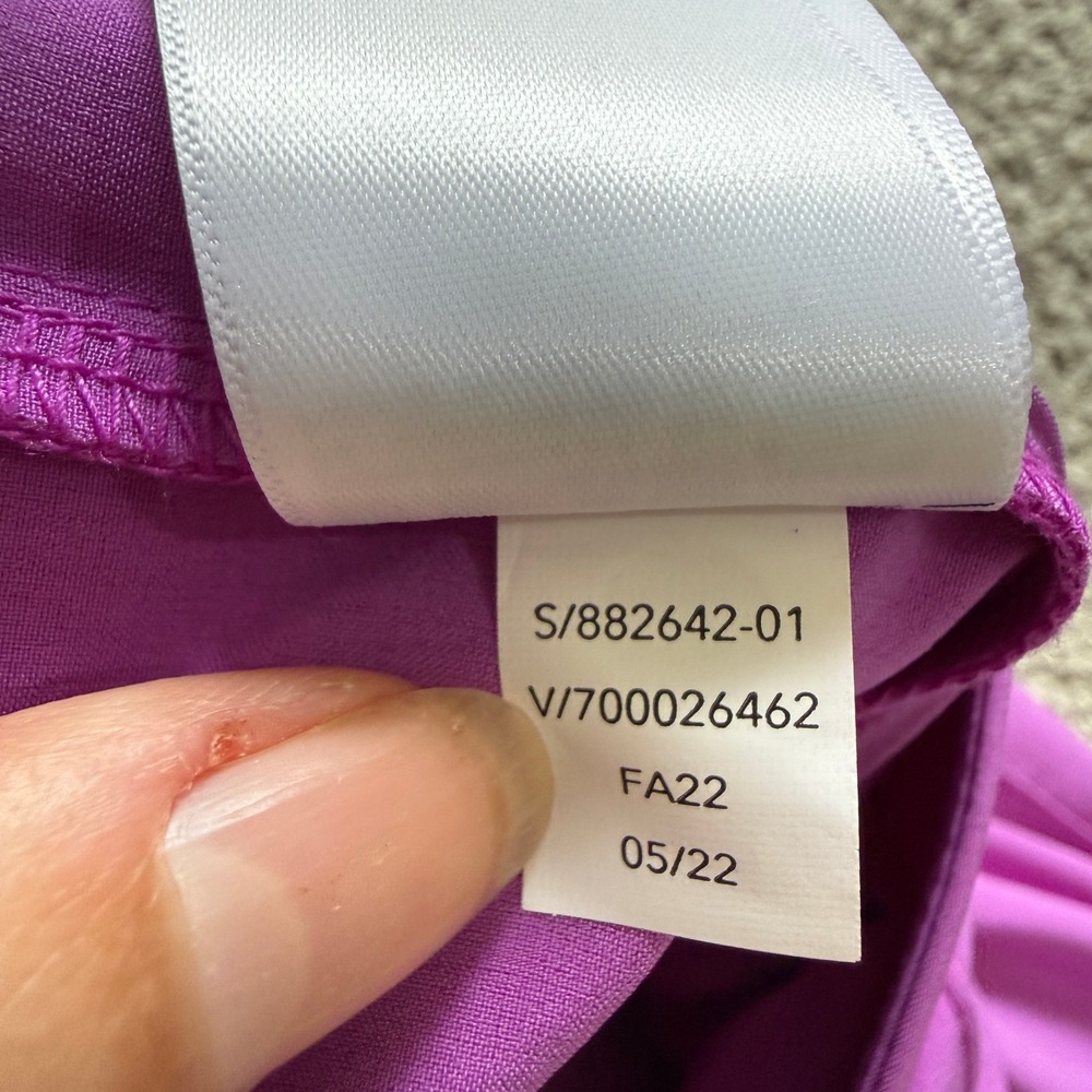 Athleta Brooklyn Pant Purple Sz 4 Athleisure Bright Maximal Gorpcore Comfortable - Picture 10 of 12